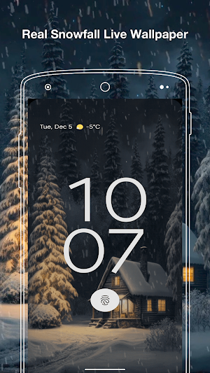 Real Snowfall Live Wallpaper Screenshot 3