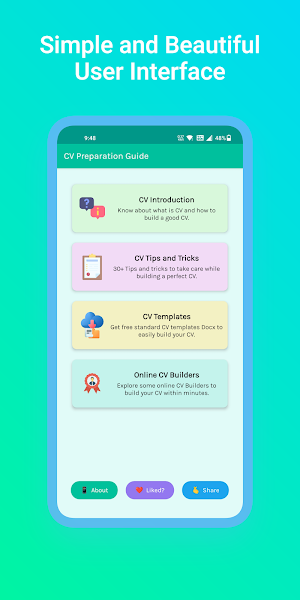 CV/Resume Preparation Guide Screenshot 0