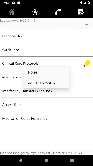 MEP EMS Guidelines & Protocols Screenshot 1