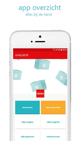 HEMA Zorg app Screenshot 0