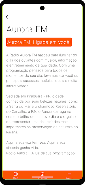 Aurora FM Screenshot 1
