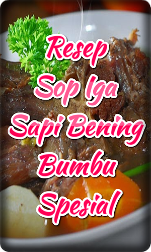 Resep Sop Iga Sapi Bening Bumbu Spesial Screenshot 3