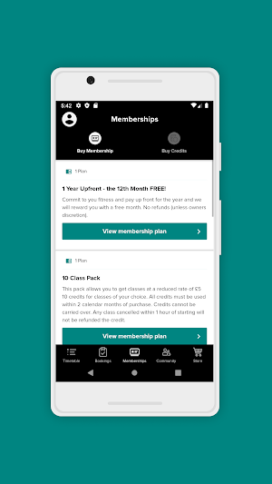 The Fitness Hub Olney Screenshot 2