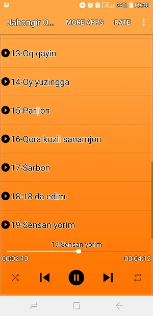 Sherali Jorayev Qo'shiqlari Screenshot 2