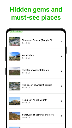 Corinth Tour Guide:SmartGuide Screenshot 2