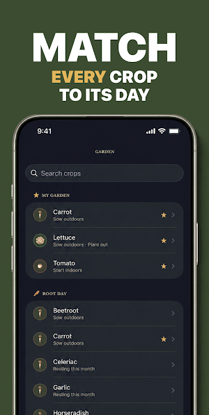 Lunar Gardening Calendar Screenshot 2