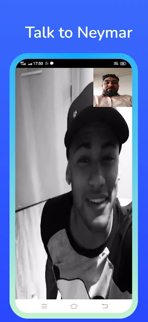 Neymar Video Call & Chat Screenshot 1