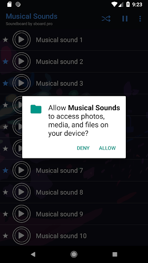 Musical sounds ~ Sboard.pro Screenshot 1