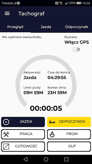 Tachograf - asystent każdego Kierowcy Zawodowego Screenshot 0