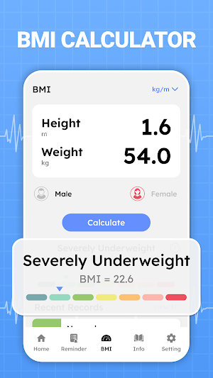 Blood Pressure Monitor App Screenshot 2