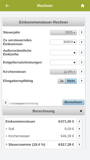 CURA Treuhand Screenshot 3