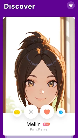 Vituber - Chat & Dating Screenshot 1