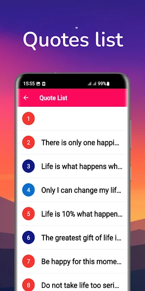 Quotes and Sayings Screenshot 3