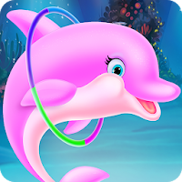 Cute Dolphin Caring and Dressup