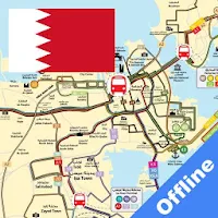 MANAMA MUHARRAQ BAHRAIN BUS ROUTE MAPS OFFLINE
