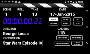 Clapperboard PRO & Shot log Screenshot 1