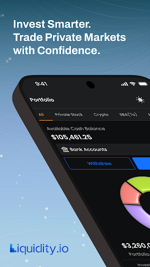 Liquidity.io Screenshot 0