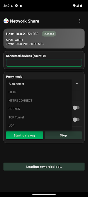 VPN Share Hotspot - Tethering Screenshot 3