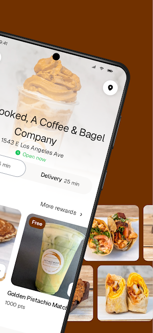 Get Hooked, A Coffee & Bagel Screenshot 1