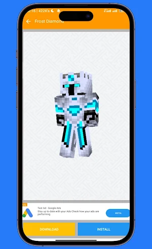 Frost Diamond Skin for MCPE Screenshot 2