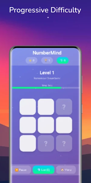NumberMind - Memory Game Screenshot 3
