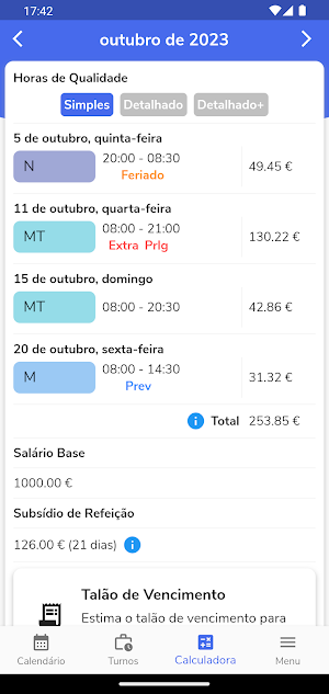Rendimento Saúde Pública Screenshot 3