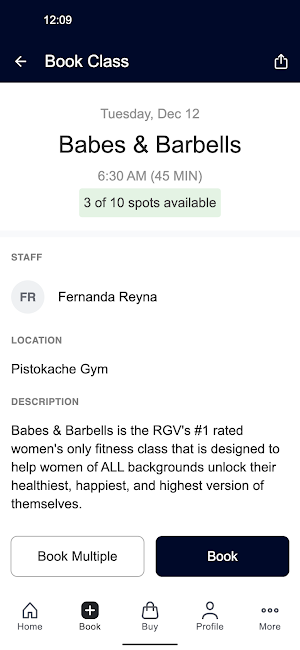 Pistokache Gym Screenshot 2
