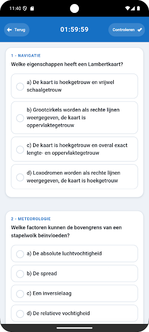 SPL Zweefvliegbrevet Theorie Screenshot 2