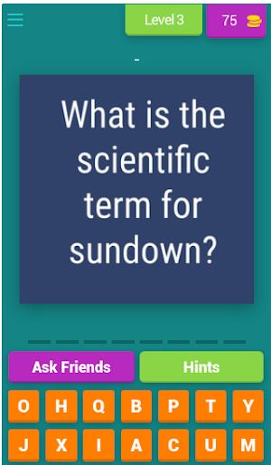 SUNDOWN QUIZ Screenshot 3