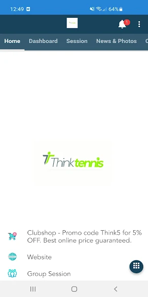 Think Tennis Screenshot 1