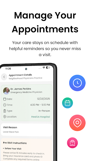 HealPath - Patient Portal Screenshot 1