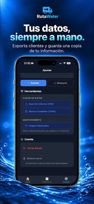 RutaWater Screenshot 2