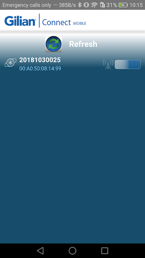 Gilian CONNECT mobile Screenshot 0