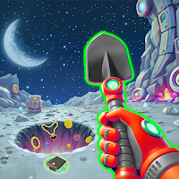 Space Mining 3D: Moon Digging