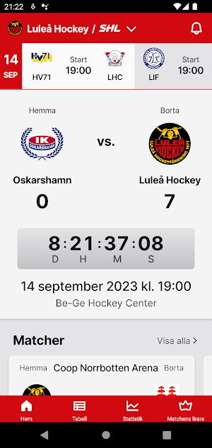 Luleå Hockey Screenshot 0