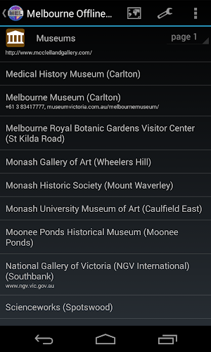 Melbourne Offline City Map Screenshot 2