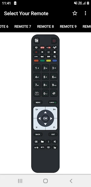 Saba TV Remote Screenshot 1