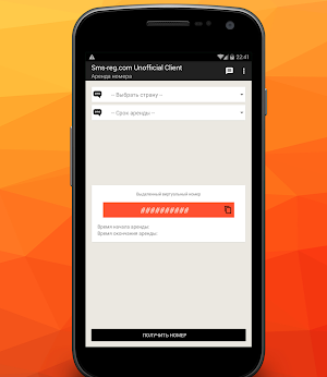 Sms-reg.com Unofficial Client Screenshot 2