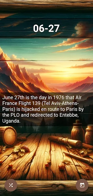 Past Pages: Daily Calendar Screenshot 1