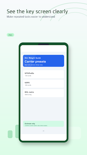 Dim Weight Quick Screenshot 2