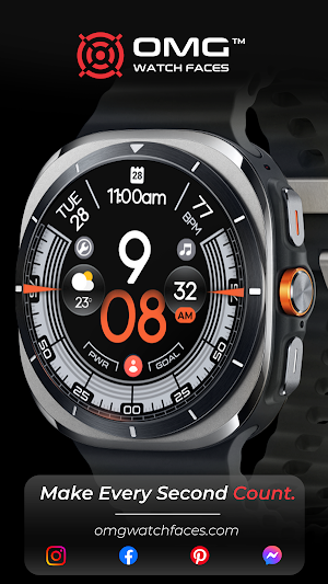 OMG 340 - Minimal Watch Face Screenshot 1