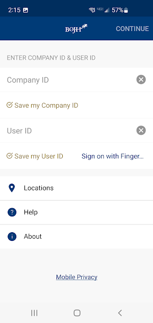 BOJH Business Mobile Screenshot 0