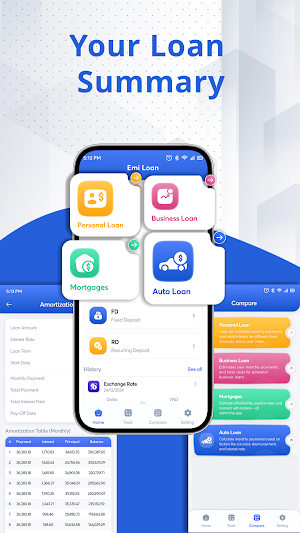 Loan EMI - Auto Calculator Screenshot 2
