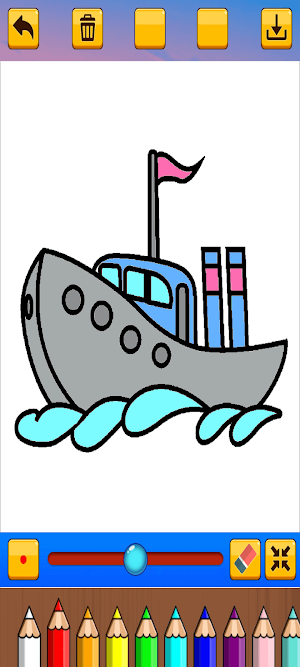 Cruise Ship Coloring Screenshot 3