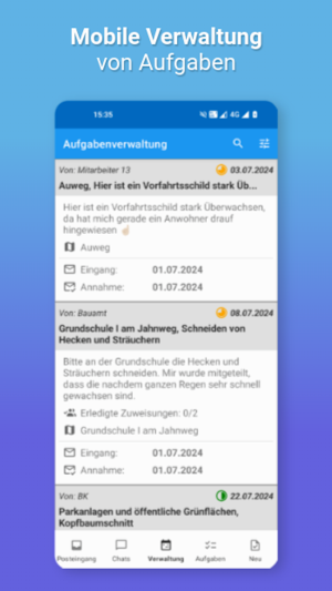 Team:o - Teamorganisator Screenshot 3