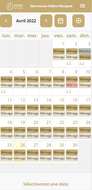 Home Privilèges Screenshot 1