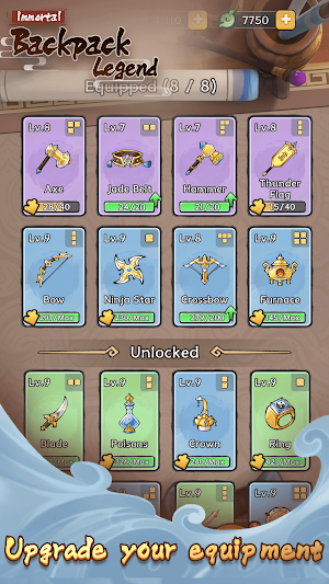 Immortal Backpack Legend Screenshot 1