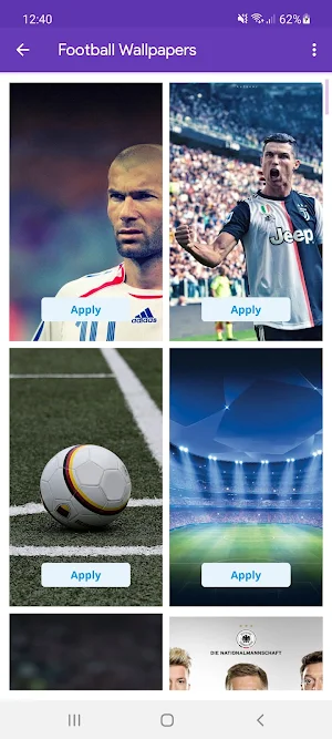 Football Wallpapers Screenshot 0