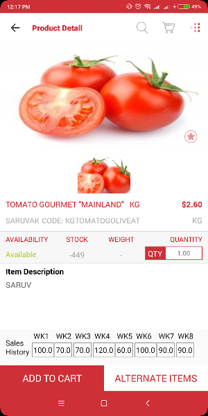 Southern Food Services Screenshot 2