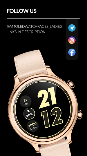 Awf Ladies RUN  - watch face Screenshot 2
